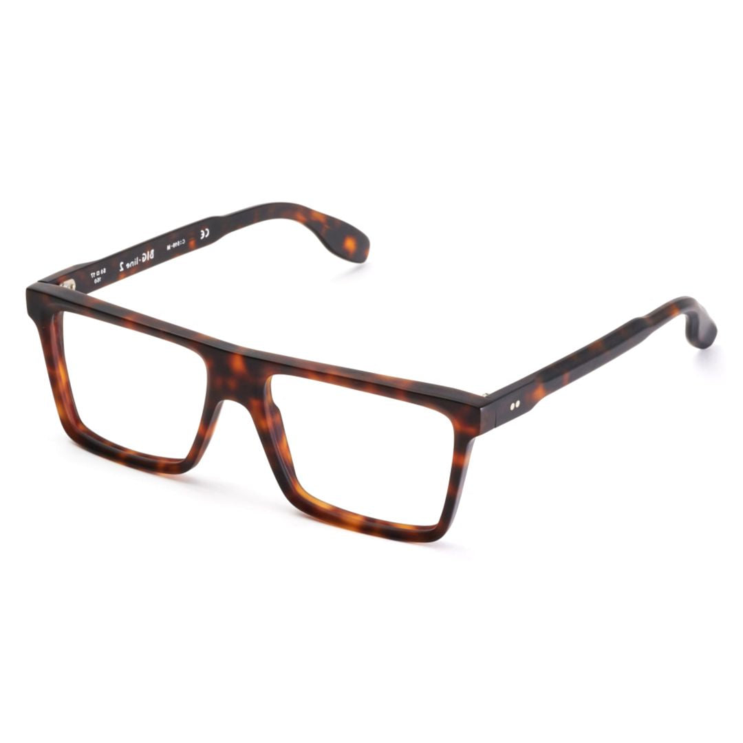 Big 2 Oversized Rectangular Tortoiseshell Sunglasses
