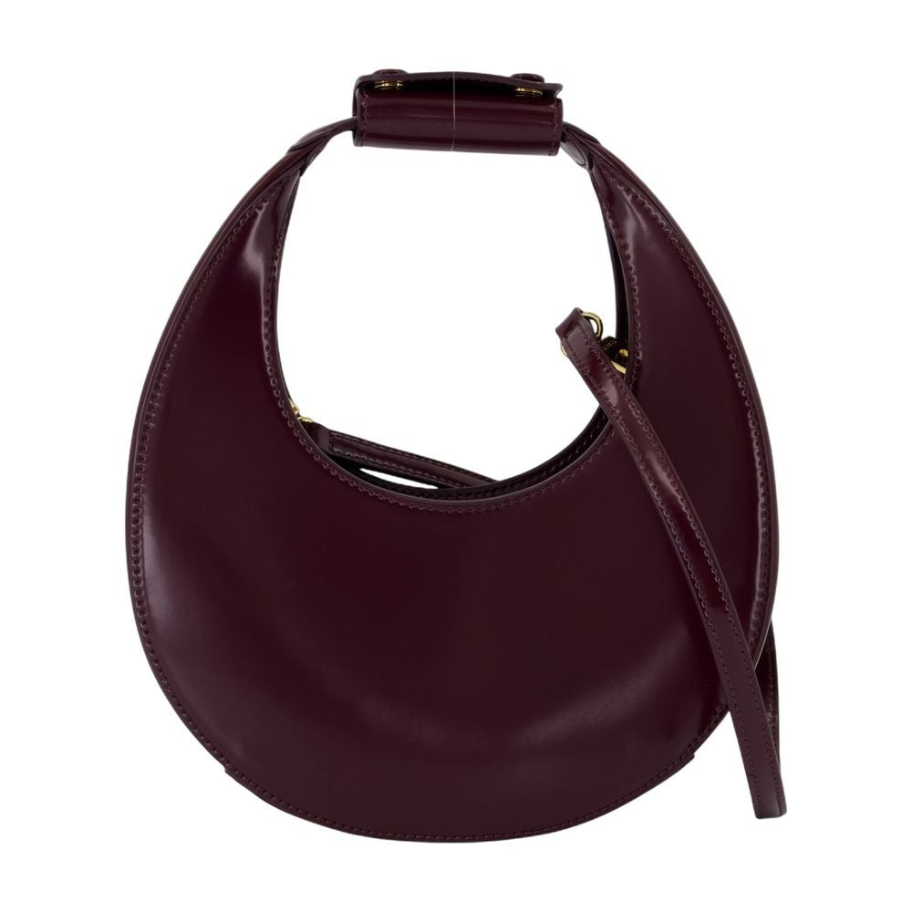 Mini Moon Bag - Leather - Burgundy