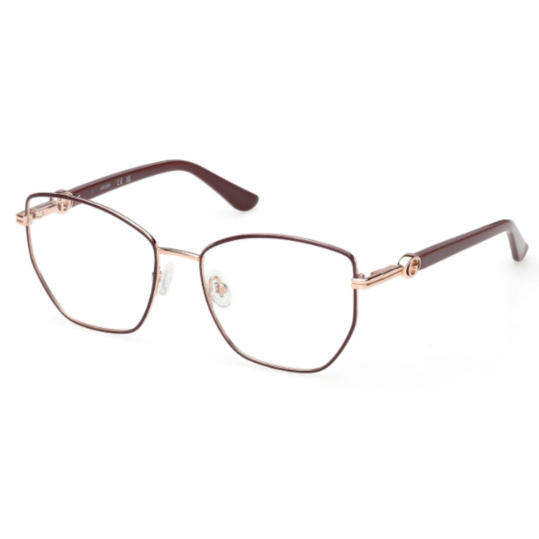 Gu50312 Geometric Frame Eyeglasses