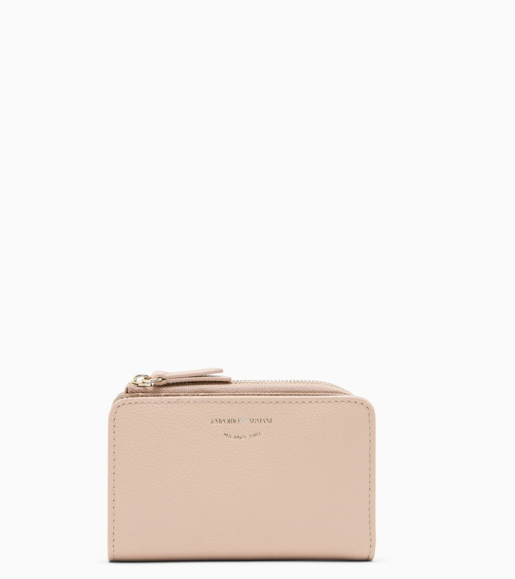 Deer Print Leather Wallet