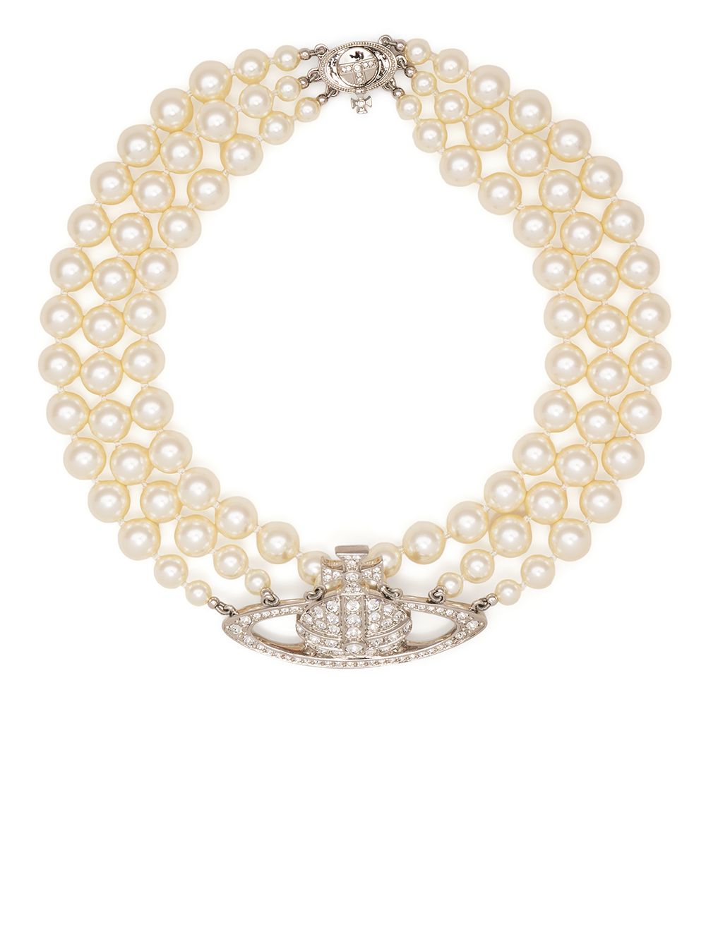 Layered Faux Pearl Necklace