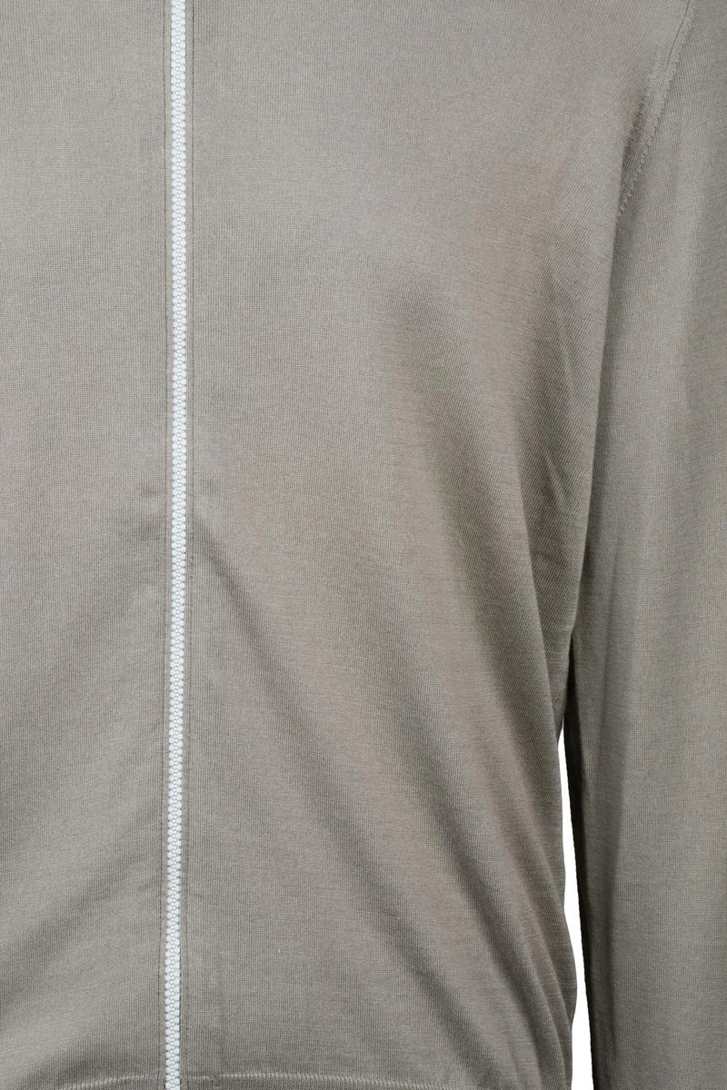 Zip Cardigan - Grey