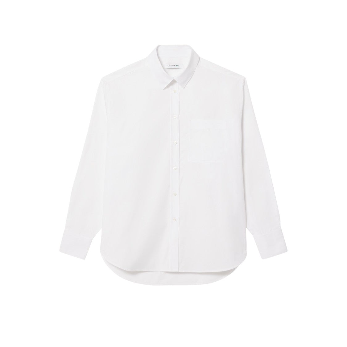 Timeless Oversized Cotton Poplin Shirt with Stripes