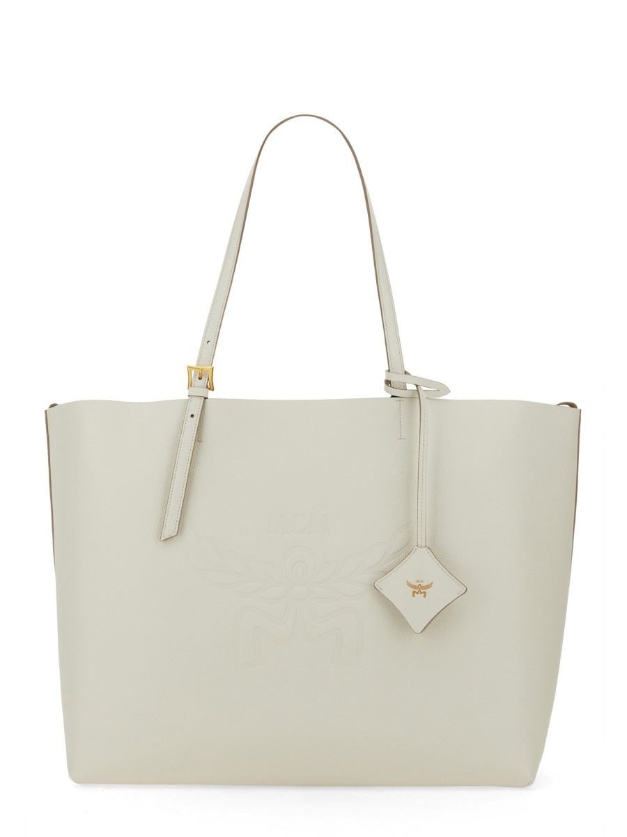 Himmel Large Leather Shopping Bag