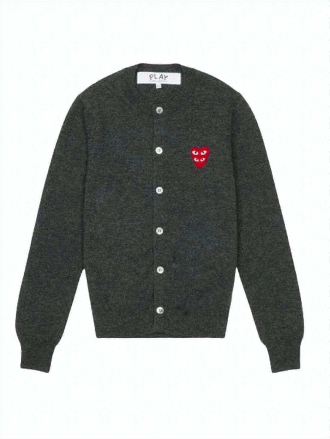 Dark Grey Wool Cardigan