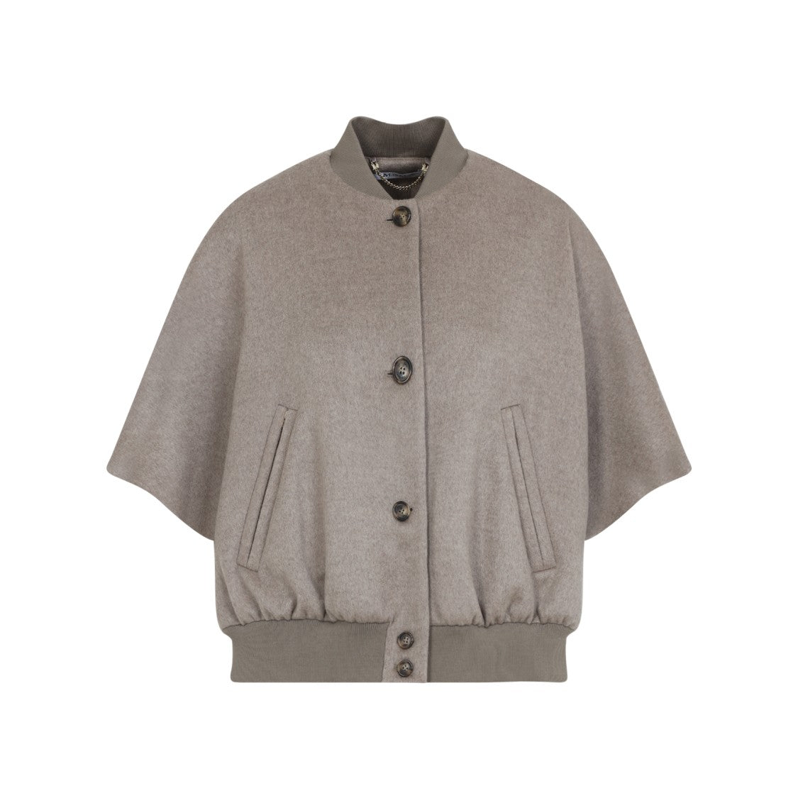 Relaxed Silhouette Cashmere Coat