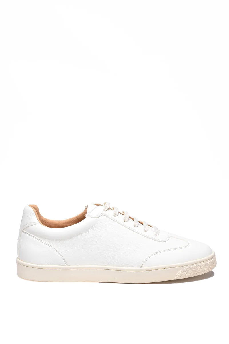 Leather Sneakers - White