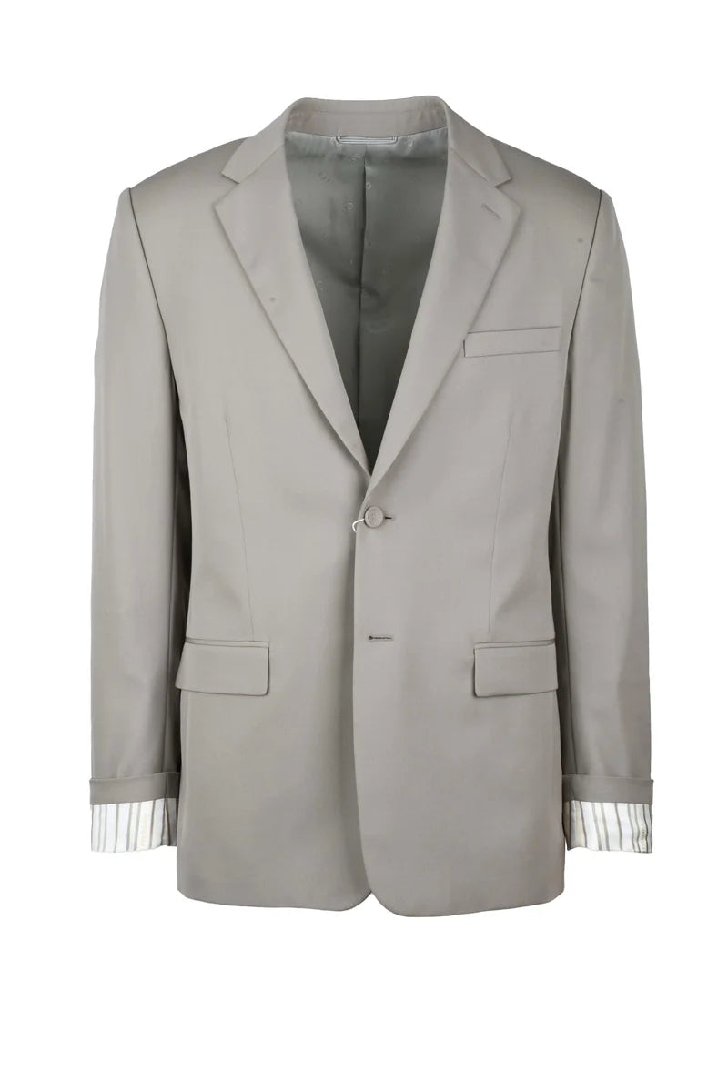 Virgin Wool Jacket - Beige