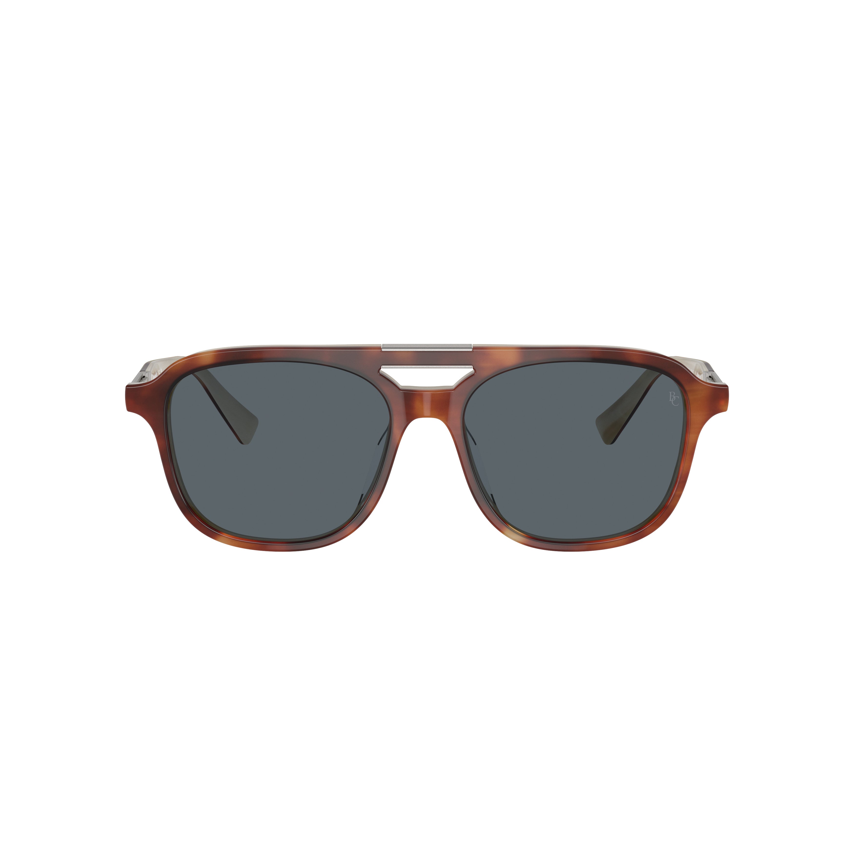 0bc4001s Tortoiseshell Acetate Sunglasses with Distinctive Cut-Out Bridge