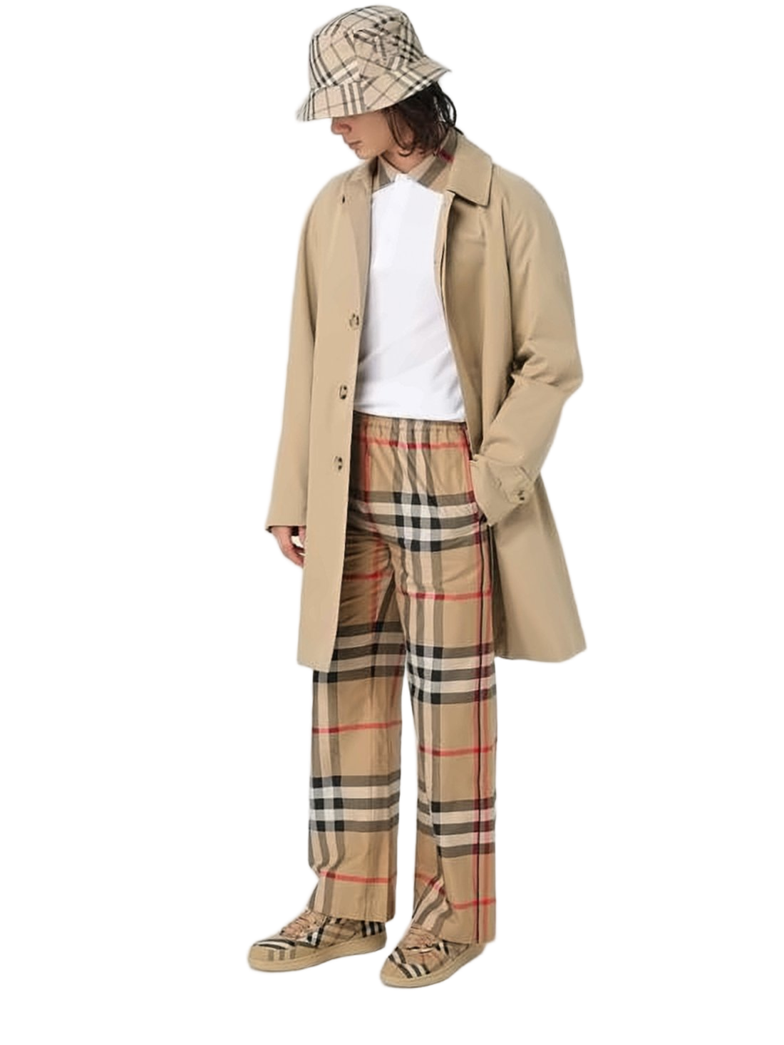 Mid-Length Cotton Heritage Cut Burberry Coat