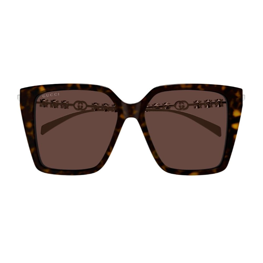 Gg1967S Linea Emblem Square Sunglasses