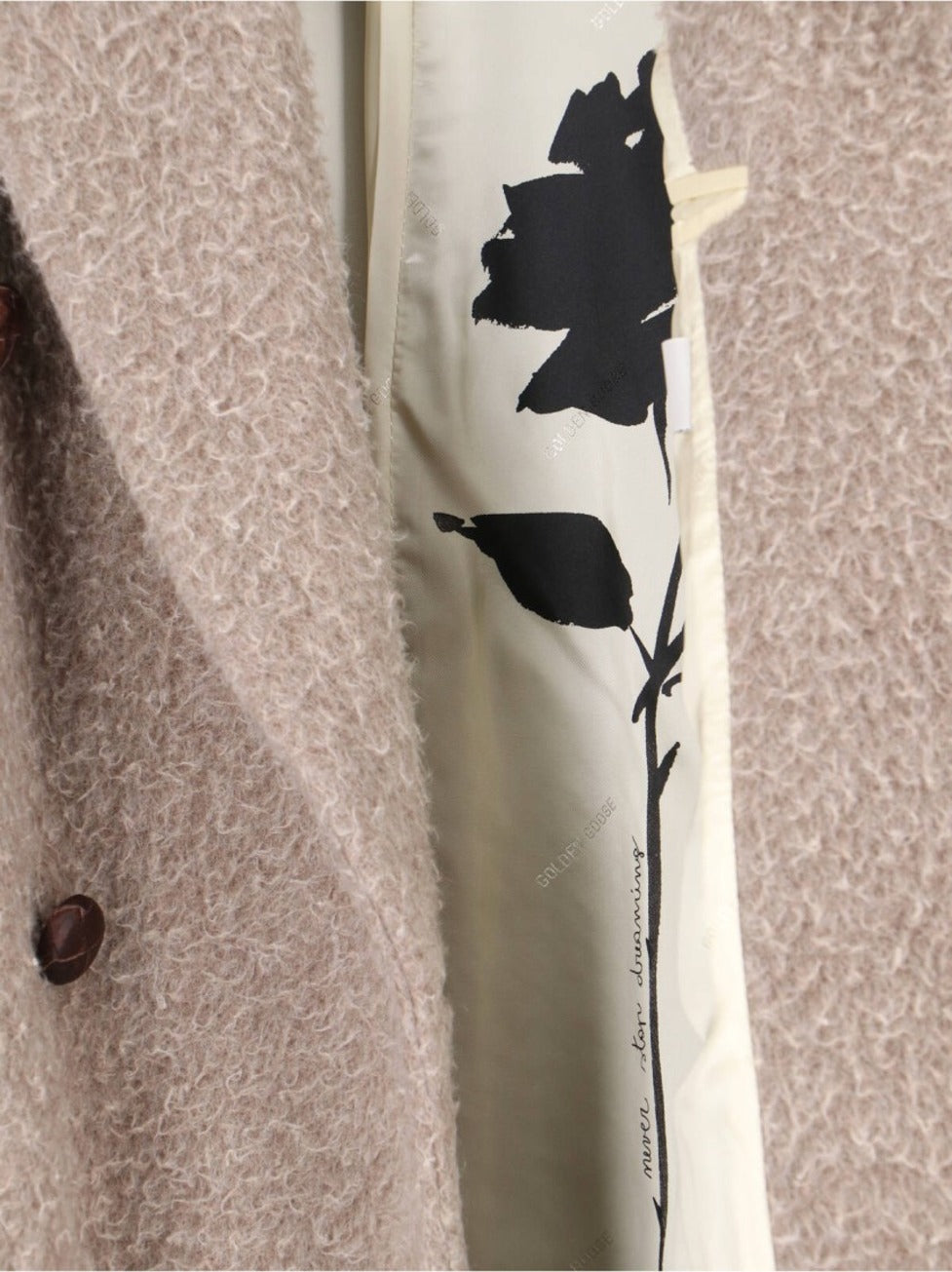 Double-Breasted Coat – Beige