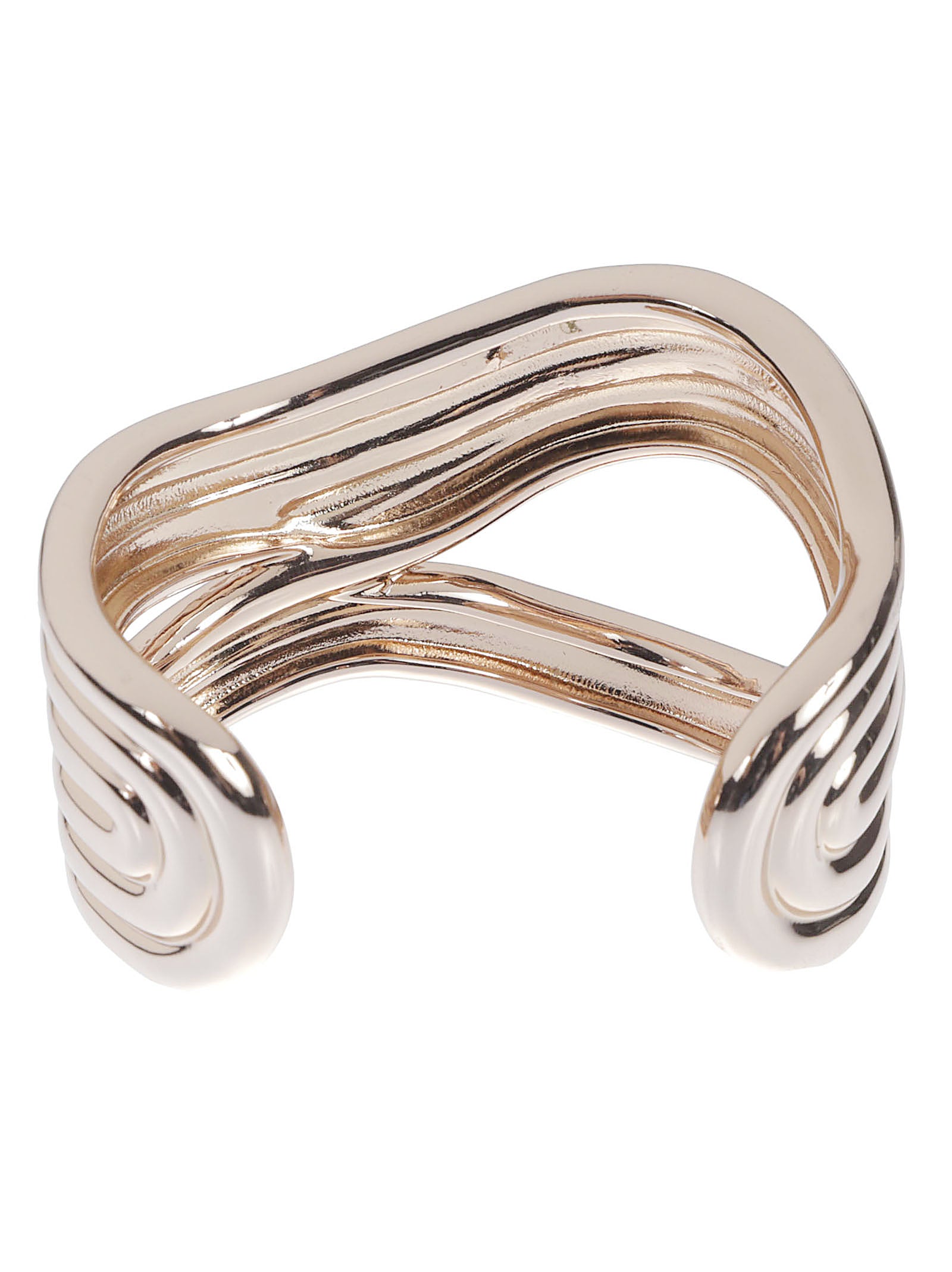 Sculptural Open-Ended Cuff Bracelet