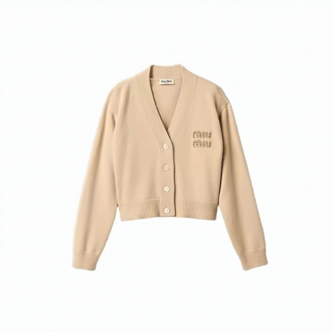 Cropped Cashmere Cardigan