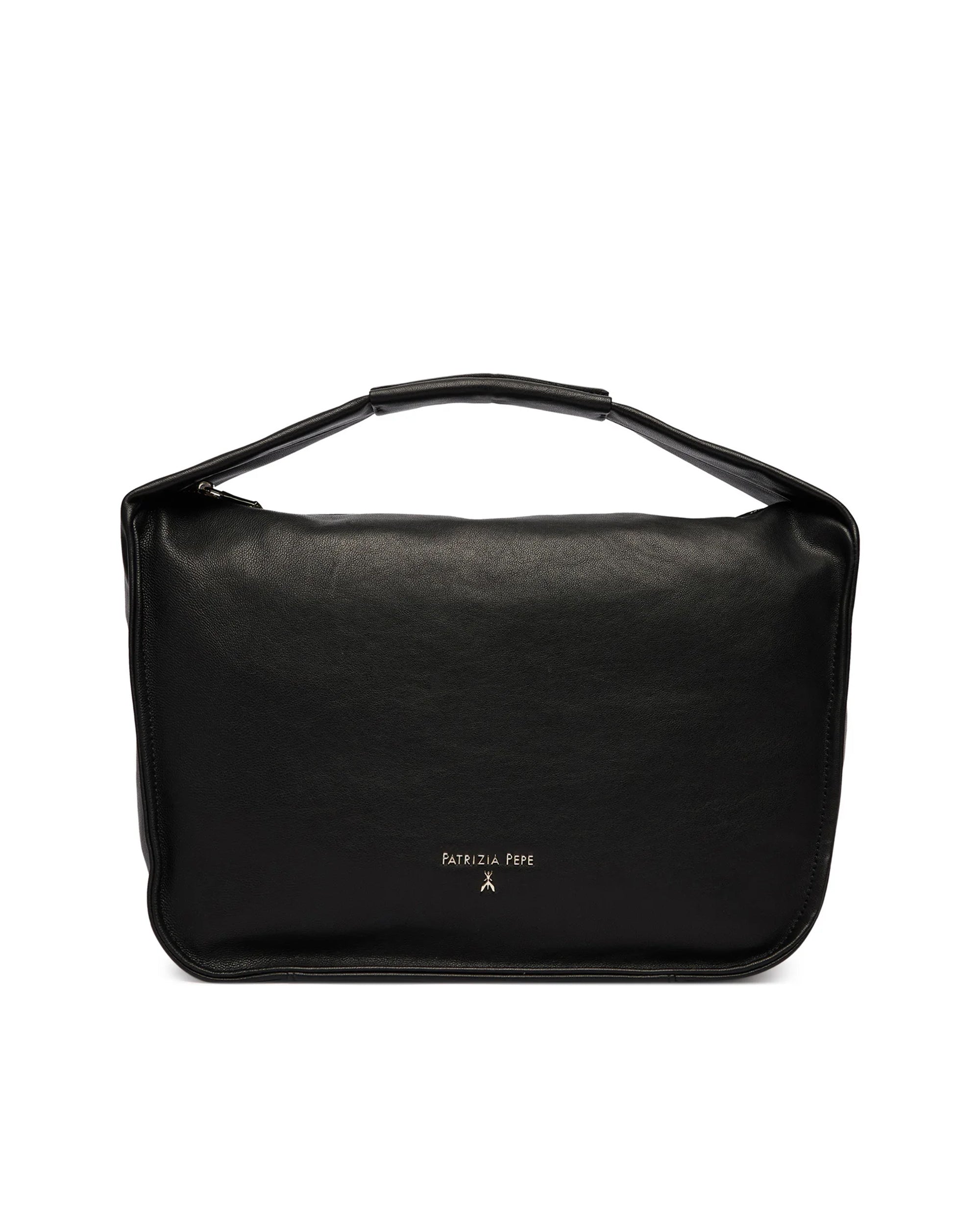 Black Soft Shoulder Bag