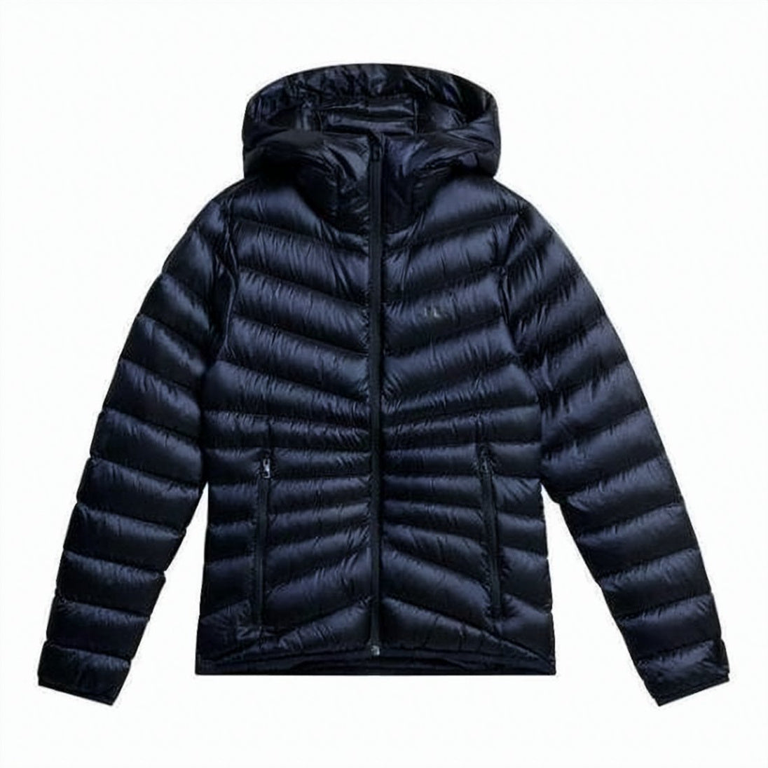 Lightweight Padded Jacket With Horizontal Quilted Stitching