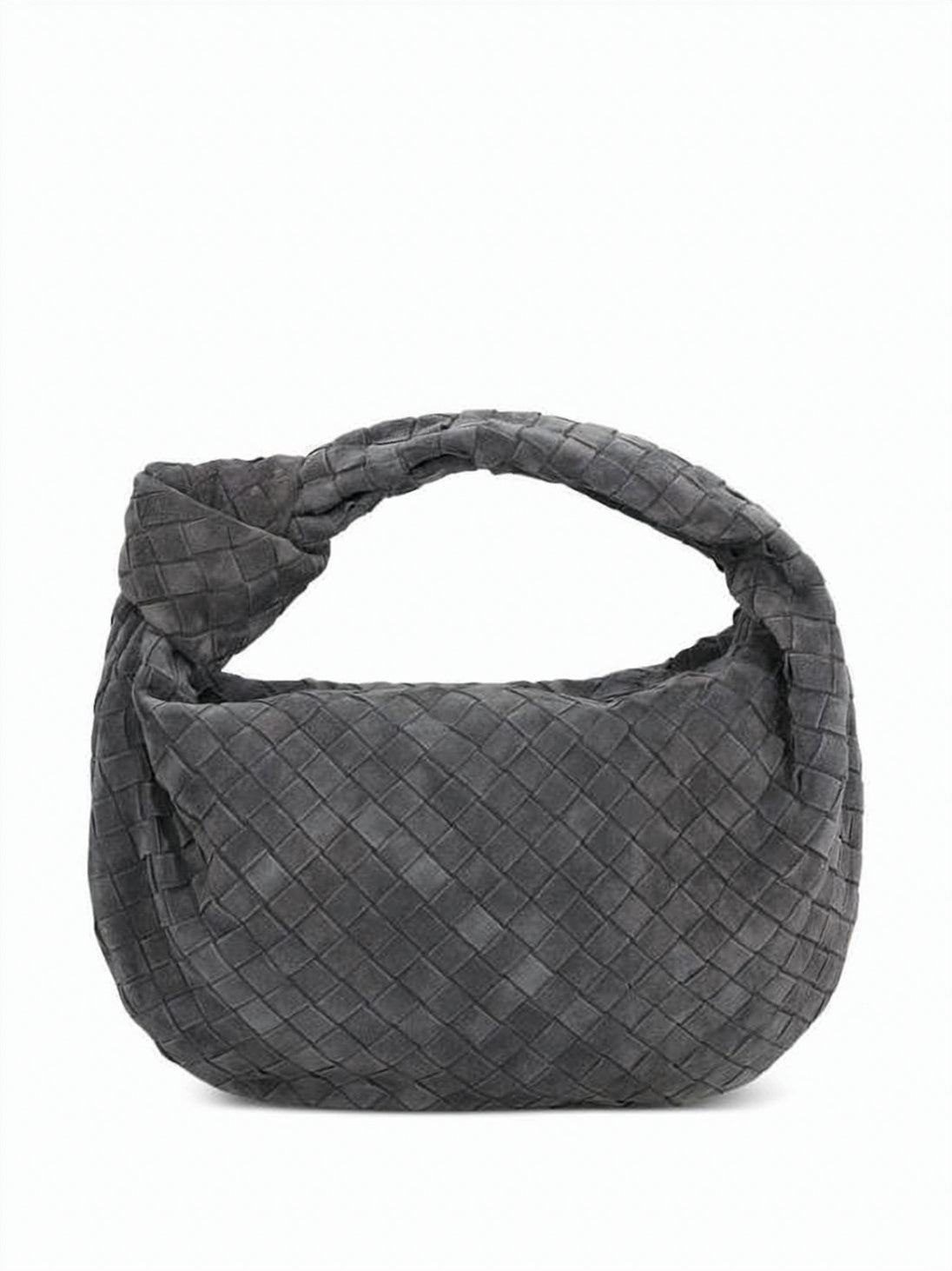 Woven Suede Tote Bag