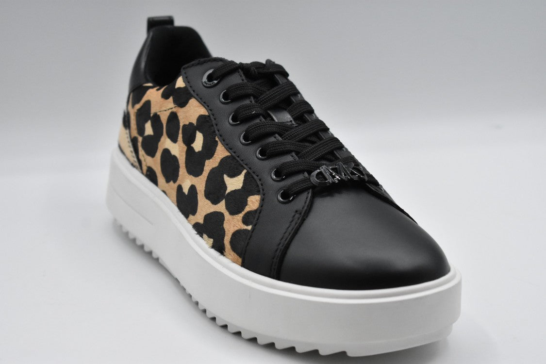 Sneakers With Leopard Print And Sole