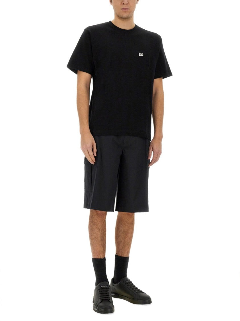 Cotton Cargo Bermuda Shorts