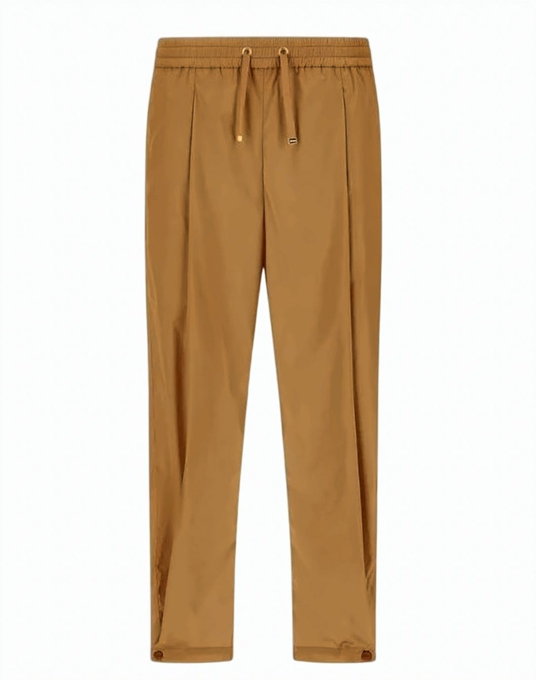 Light Stretch Nylon Wide Leg Trousers
