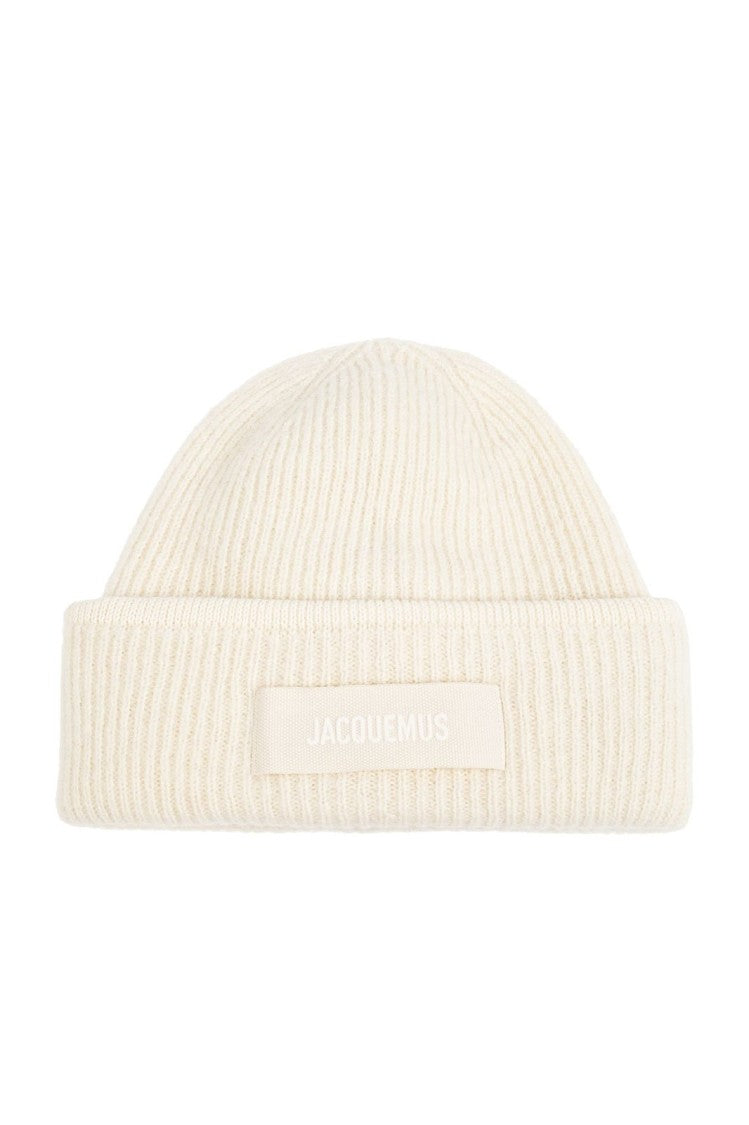 Ribbed Knit Beanie with Folded Cuff