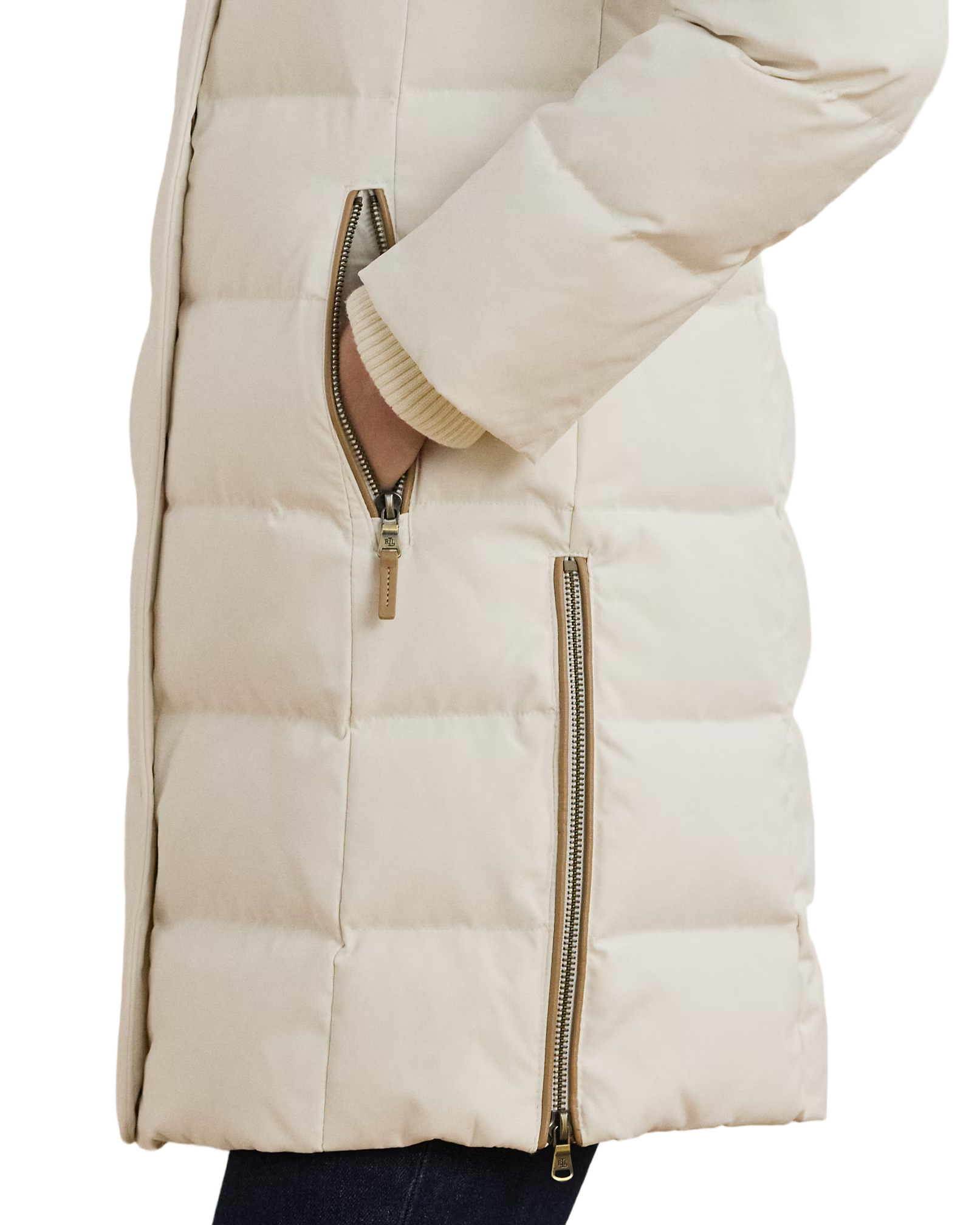 Insulated Coat With High Collar