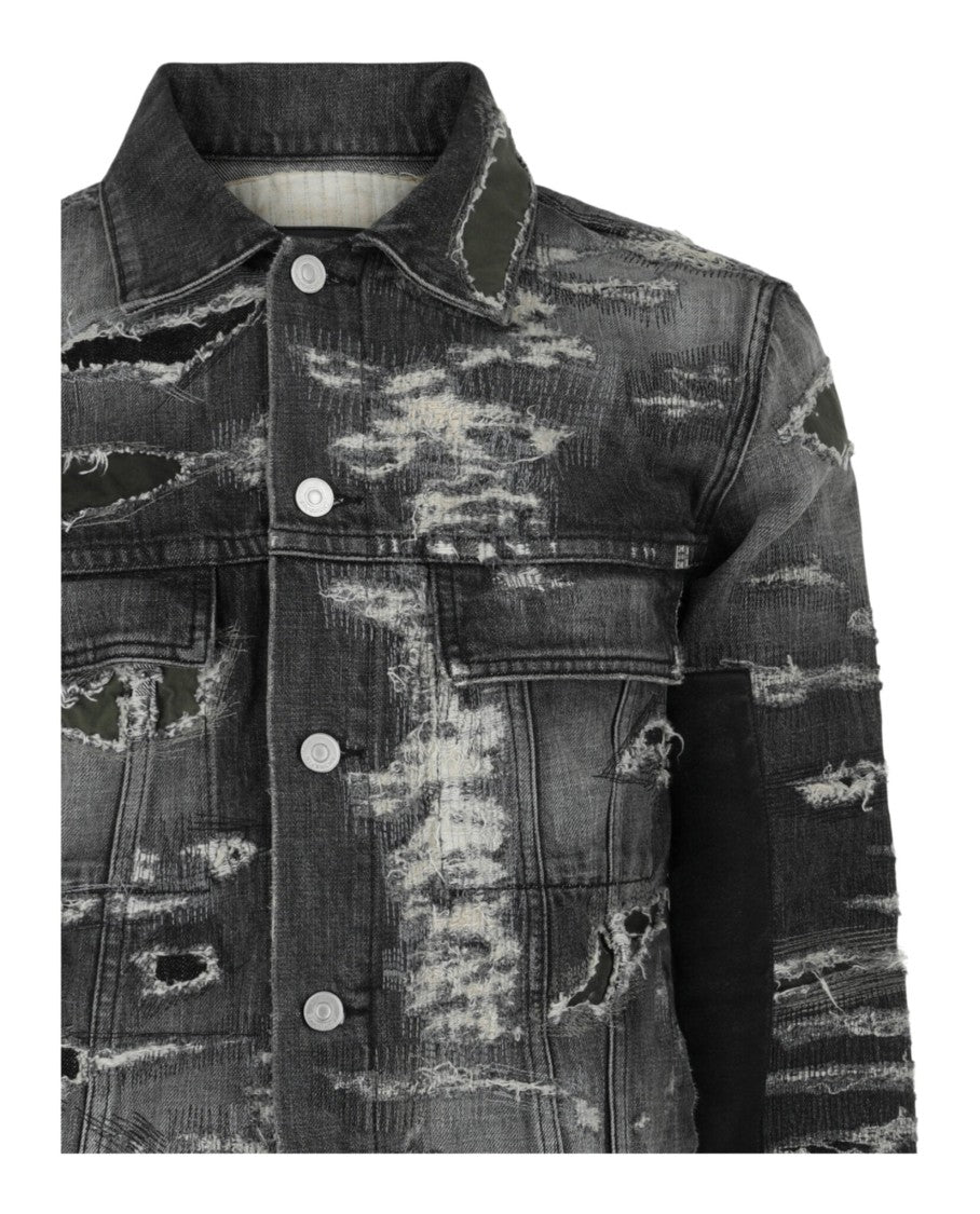 Distressed Denim Jacket