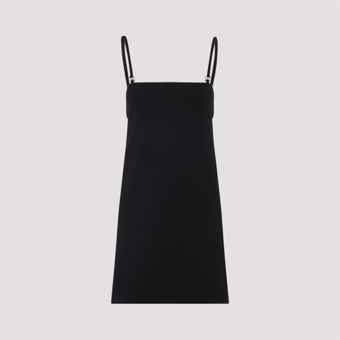 Fitted Mini Dress With Adjustable Spaghetti Straps
