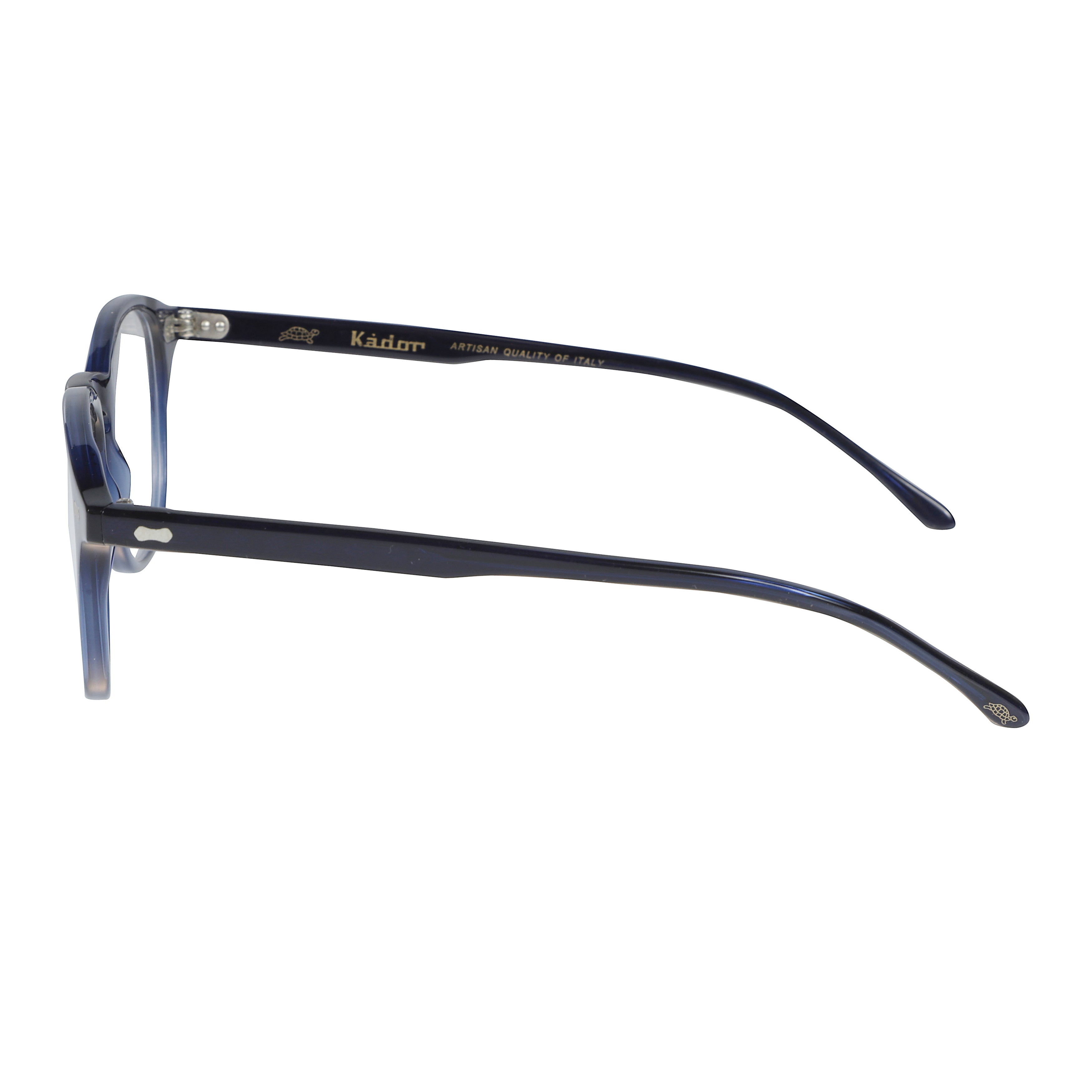 Pepper Round Frame Sunglasses with Keyhole Bridge