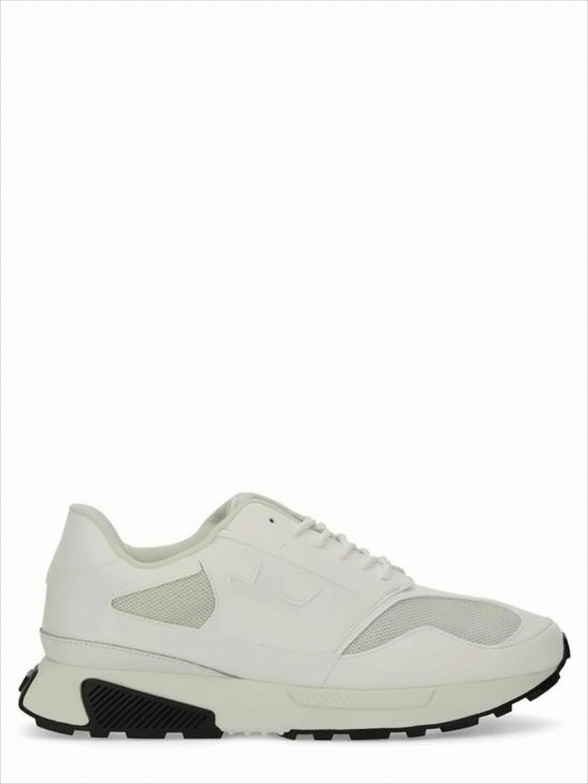 Lace-Up Sneakers with Smooth