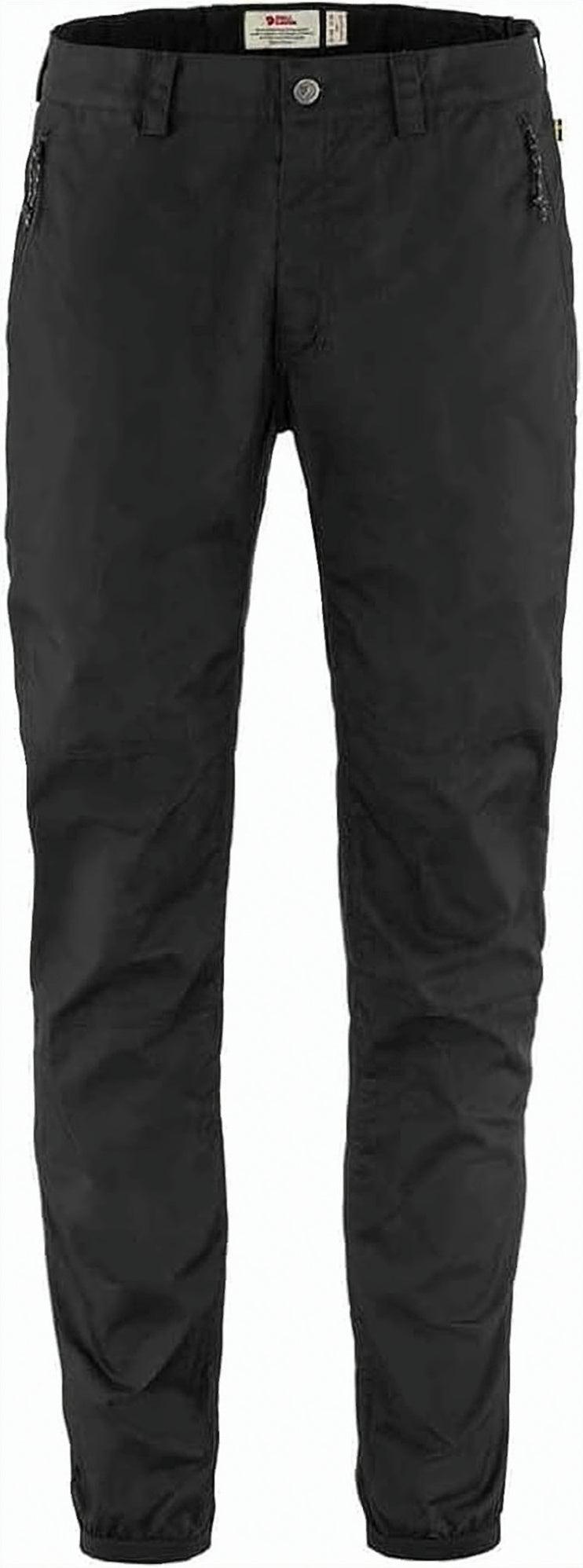 Straight Fit Pants with Mid-Rise Waist