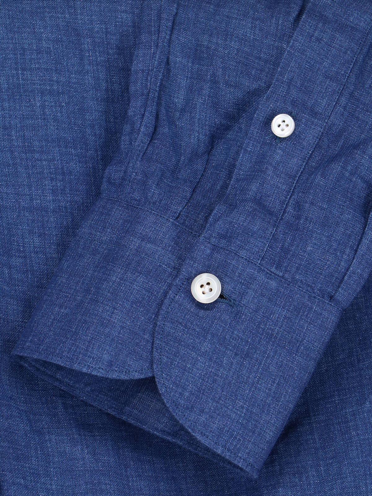 Blue Gaeta Linen Shirt