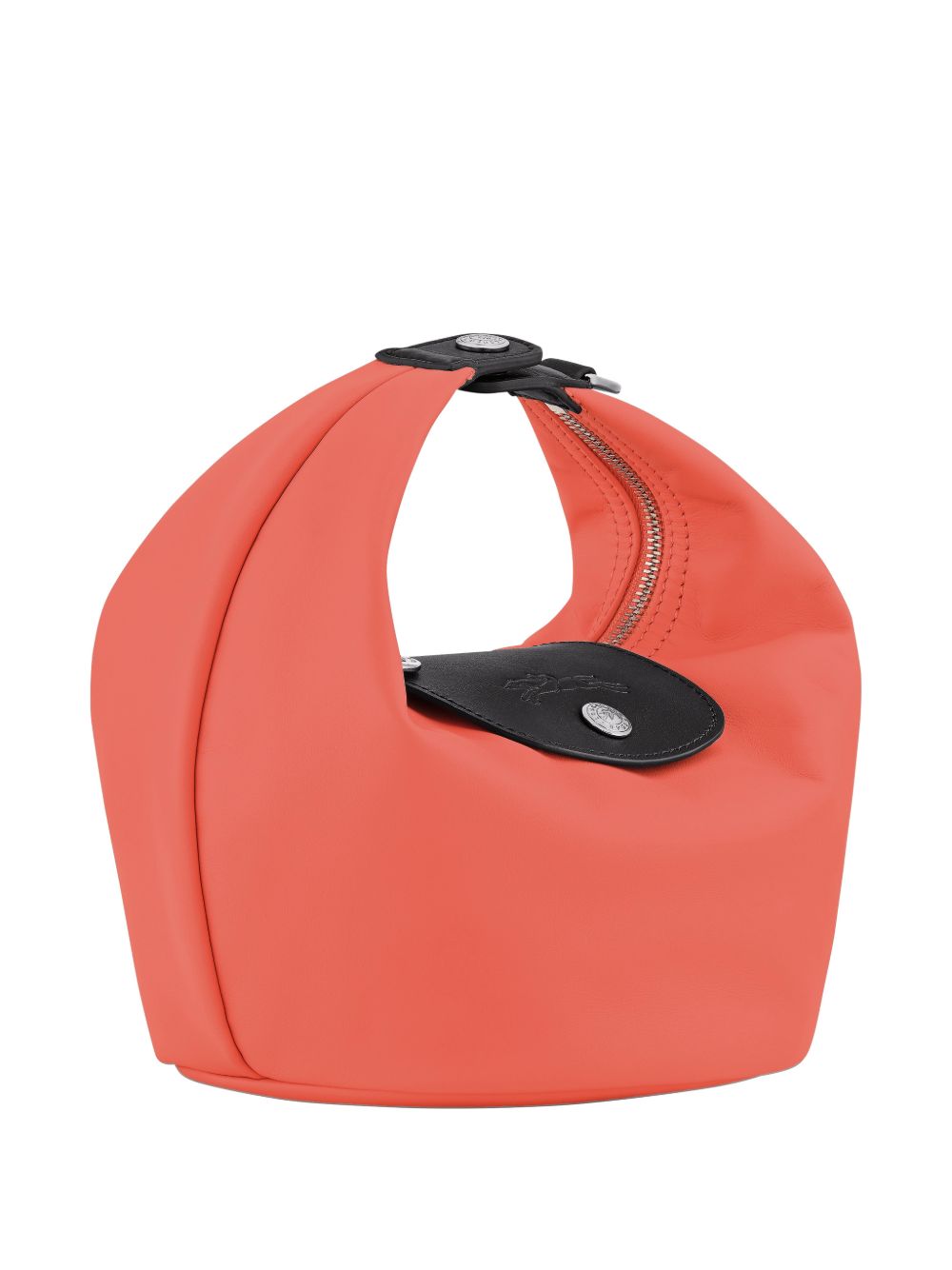 Compact Rectangular Handbag with Flap Closure