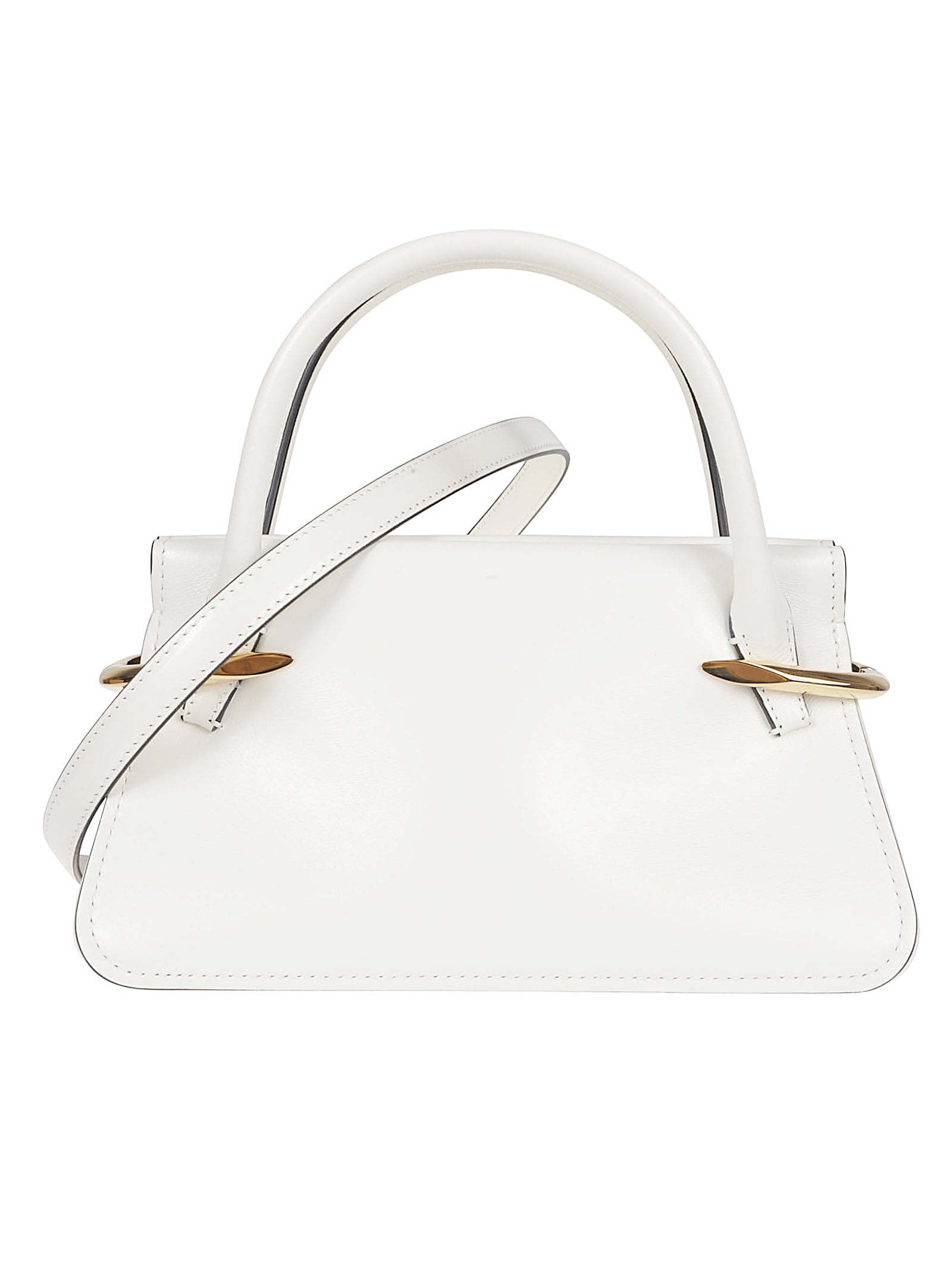 Mini Leather Bag With Textured Finish