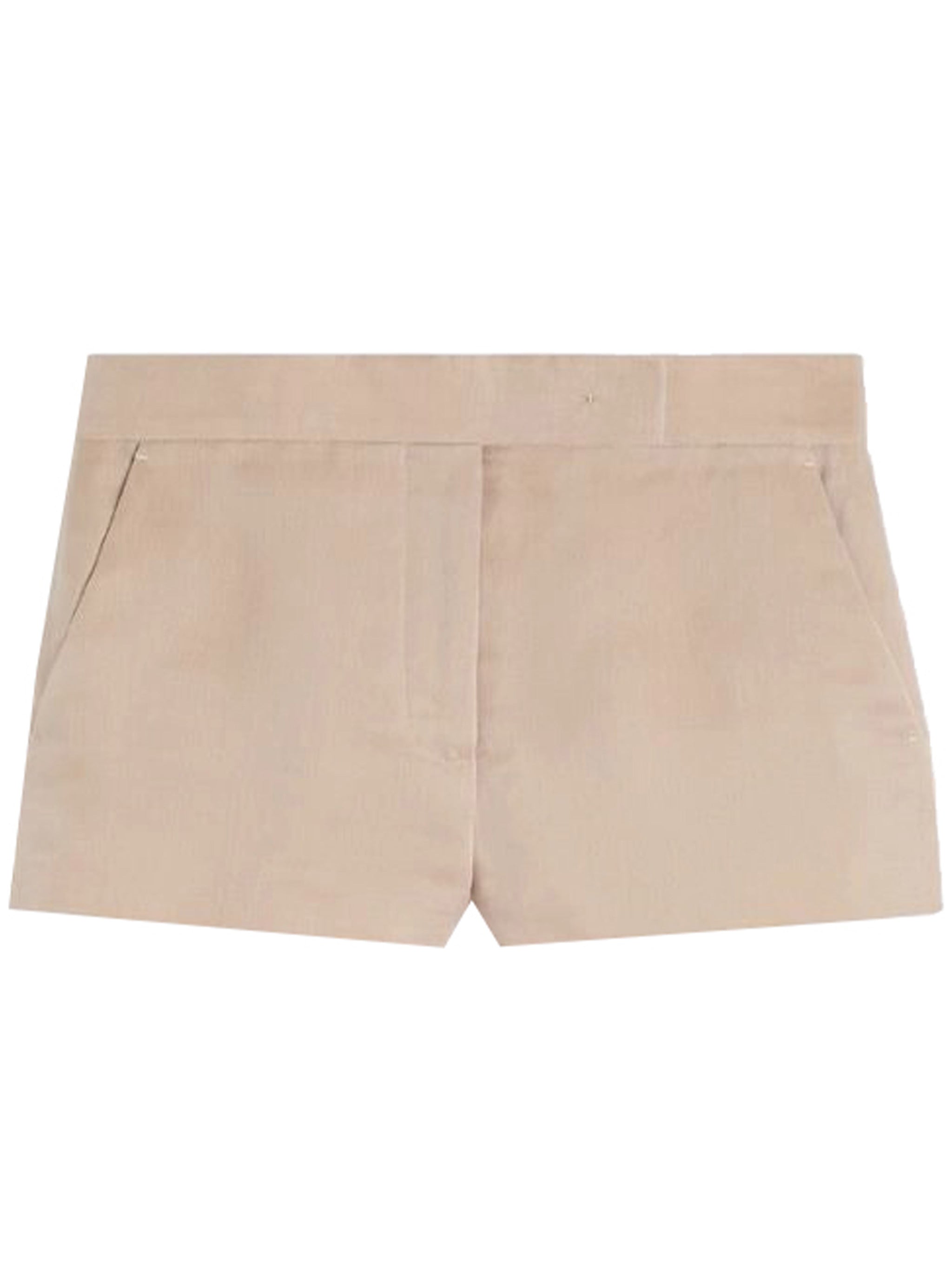 Neutral Mxsaerosi Tailored Minimalist Shorts