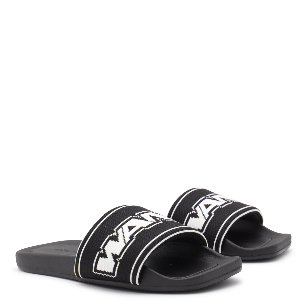 Square Open Toe Slip-On Flats