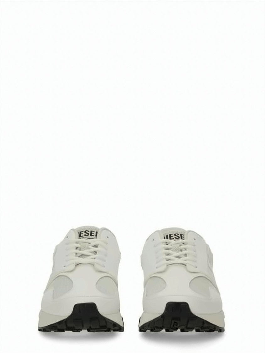 Lace-Up Sneakers with Smooth