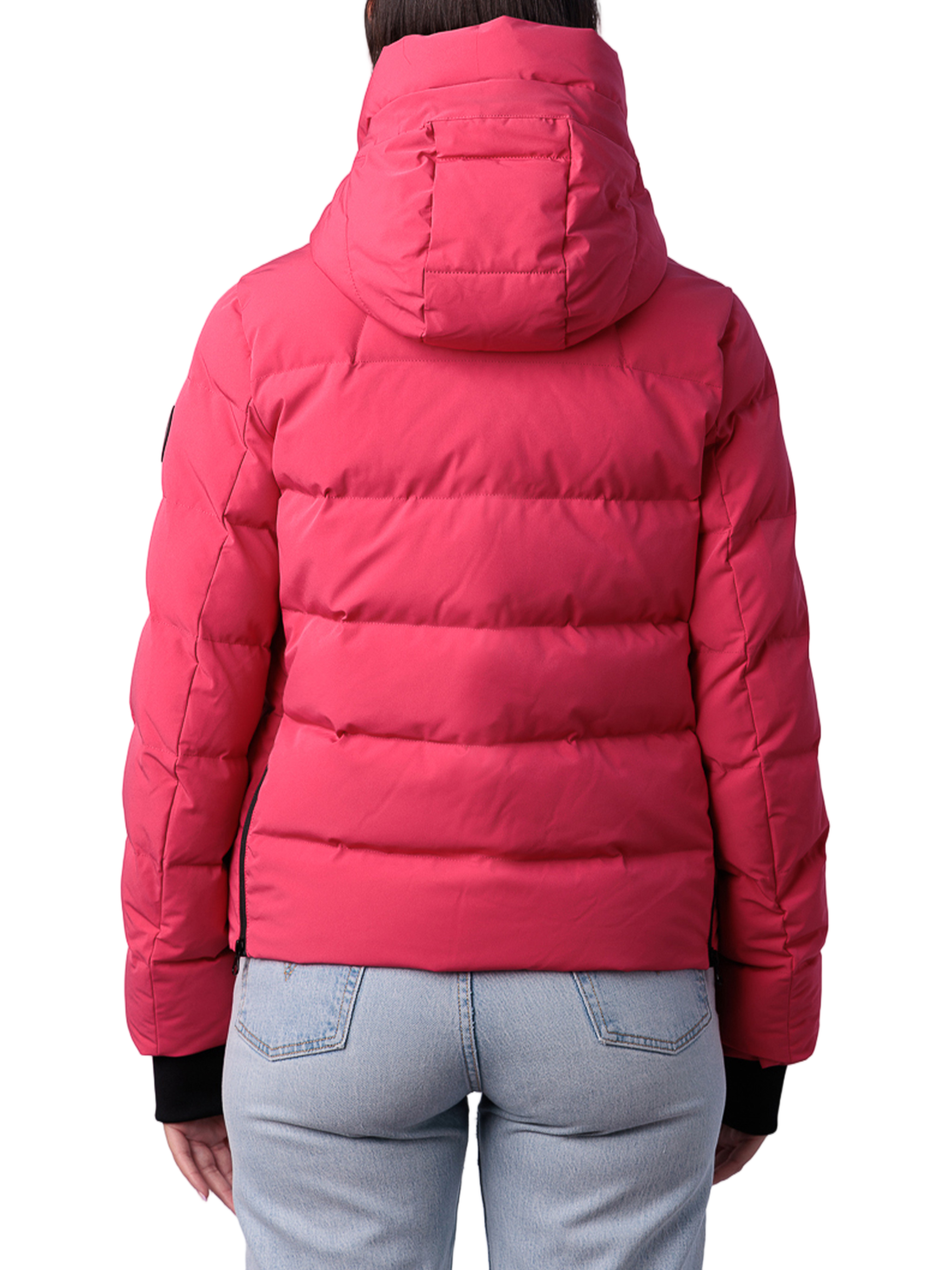 Black Ginny Quilted Padded Polyamide Jacket