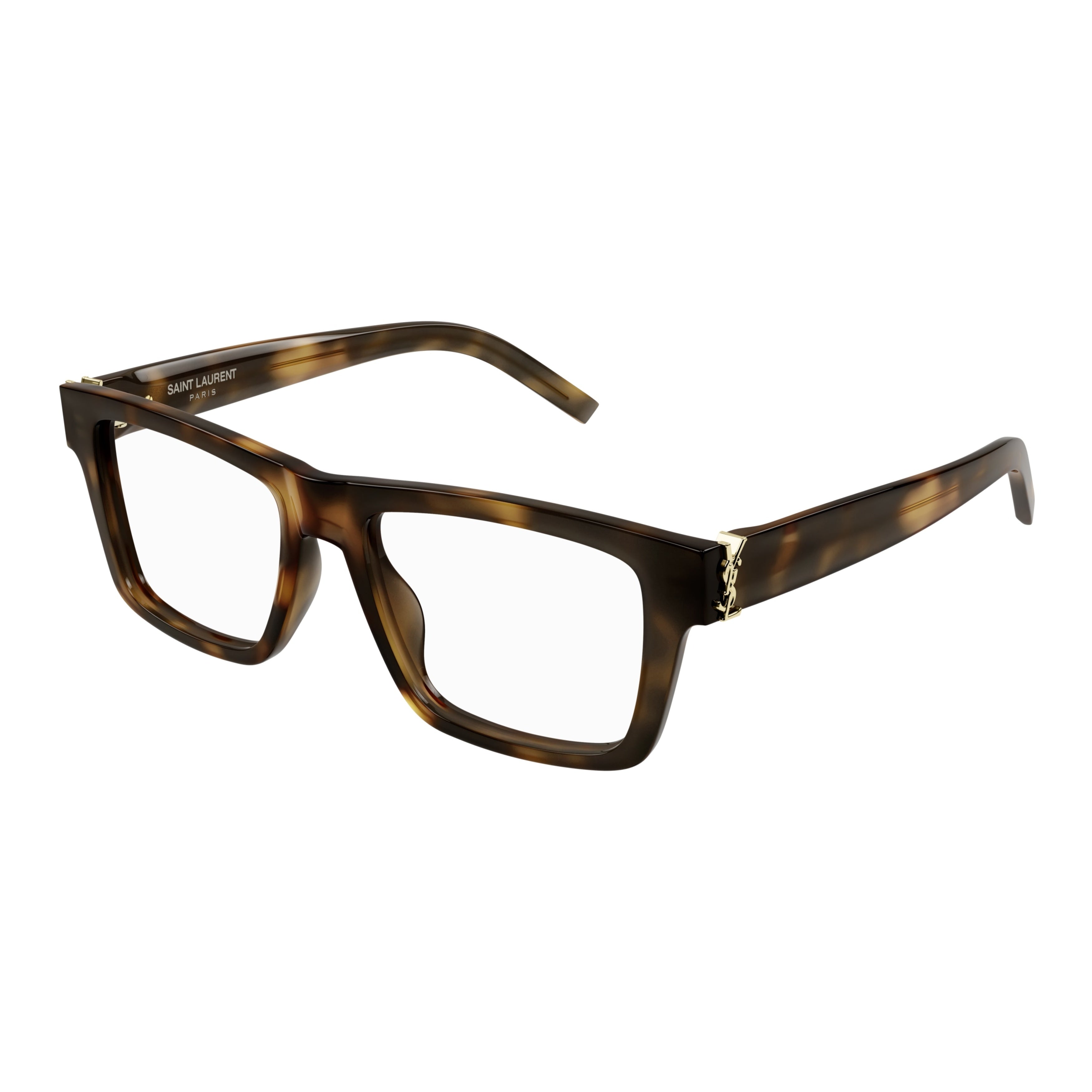 Sl M10_B Bold Rectangular Tortoiseshell Eyeglasses