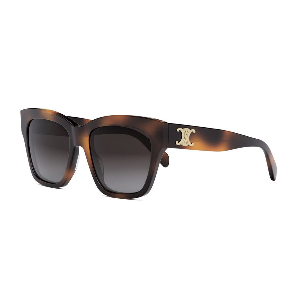 Triomphe Triomphe Geometric Sunglasses With Gold-Tone Emblem
