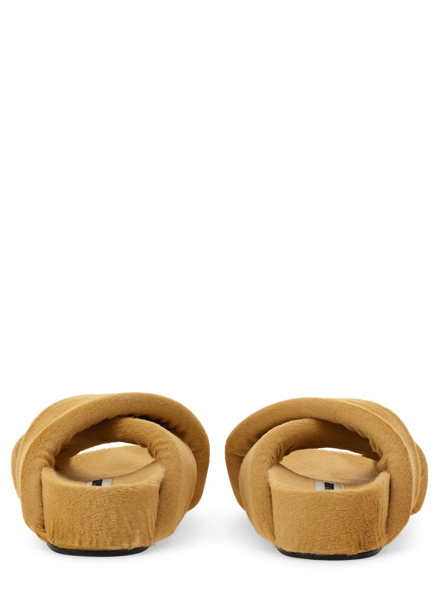 Crisscross Leather Sandals
