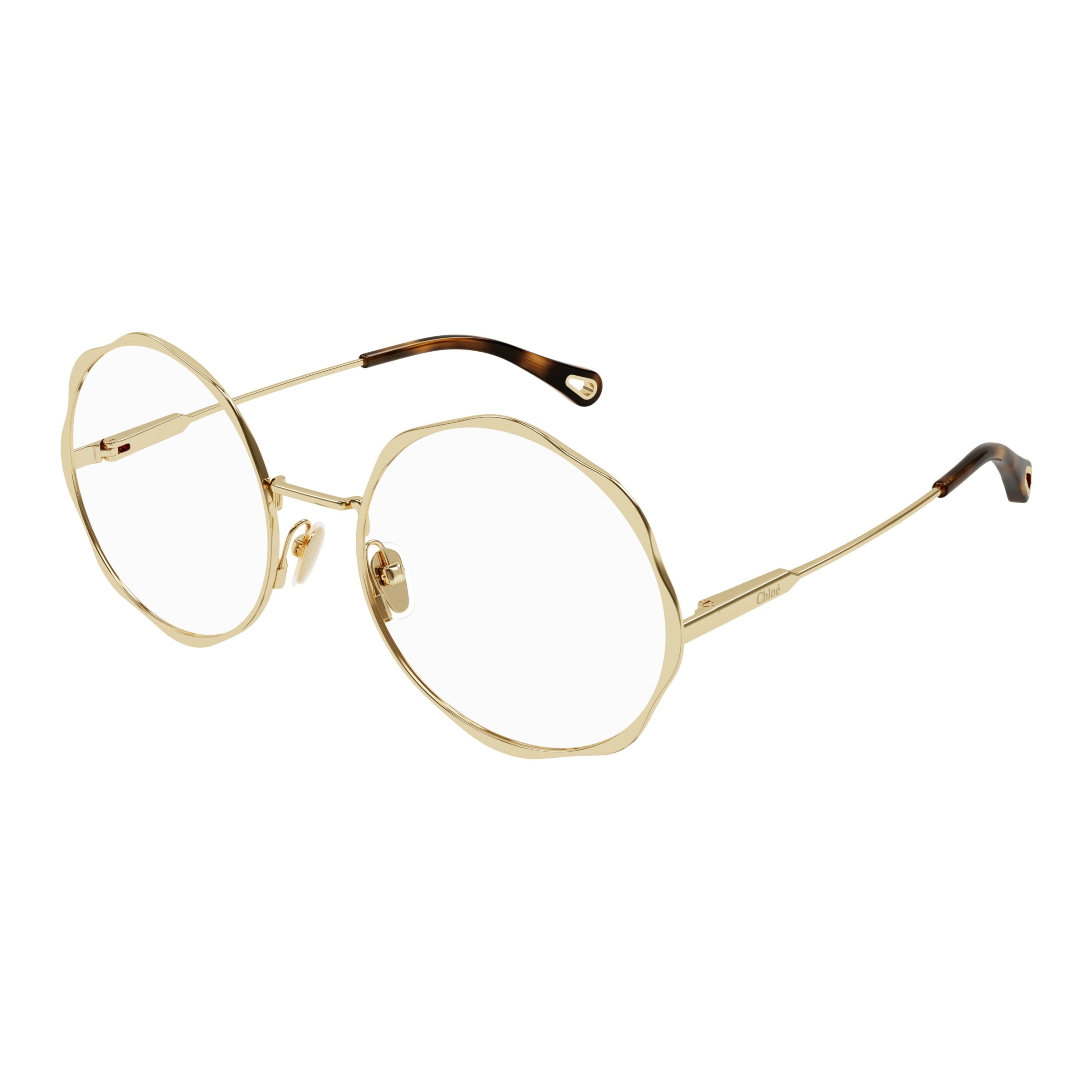 Ch0185o Gold-tone Metal Eyeglasses