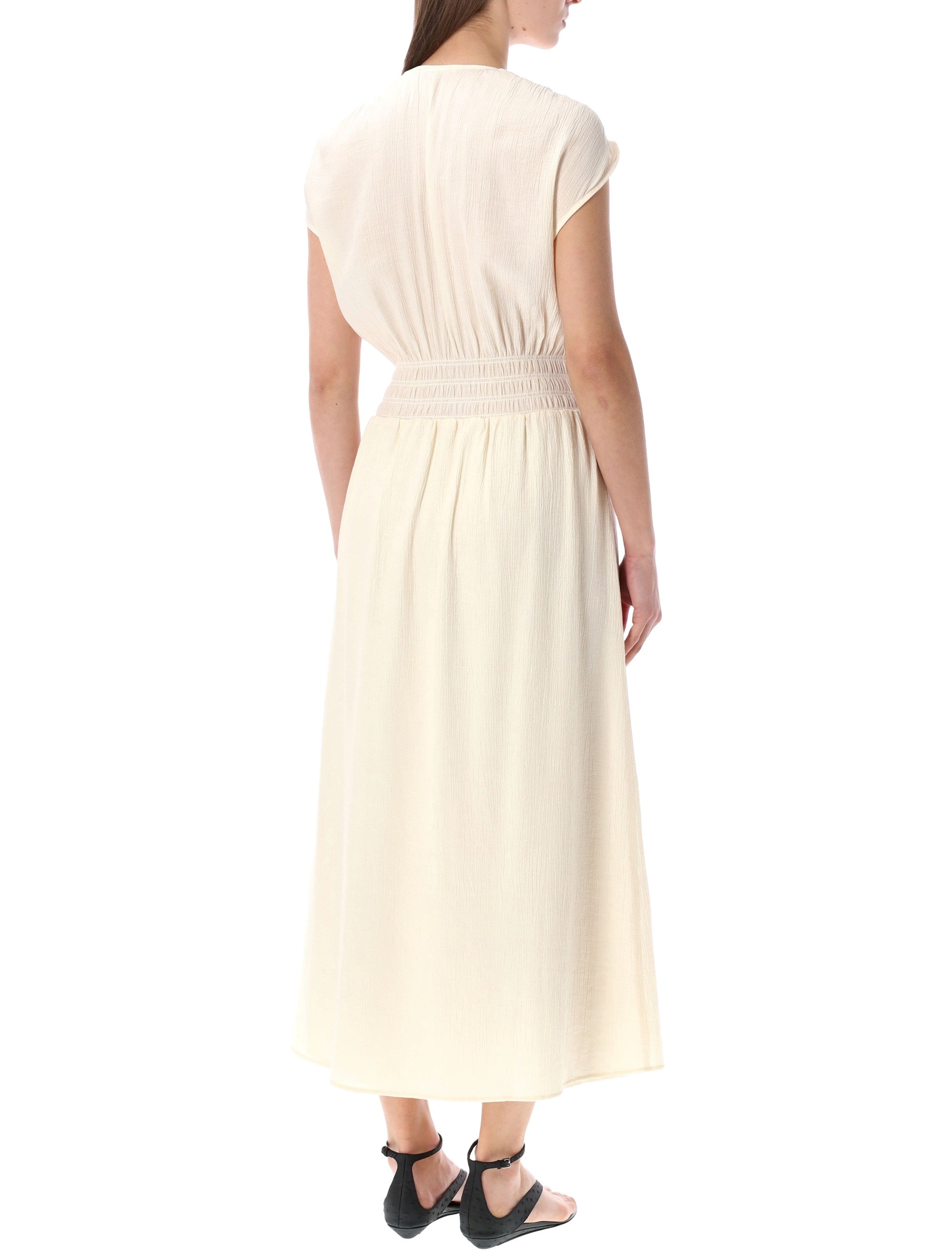 Galiane Long Smocked Dress