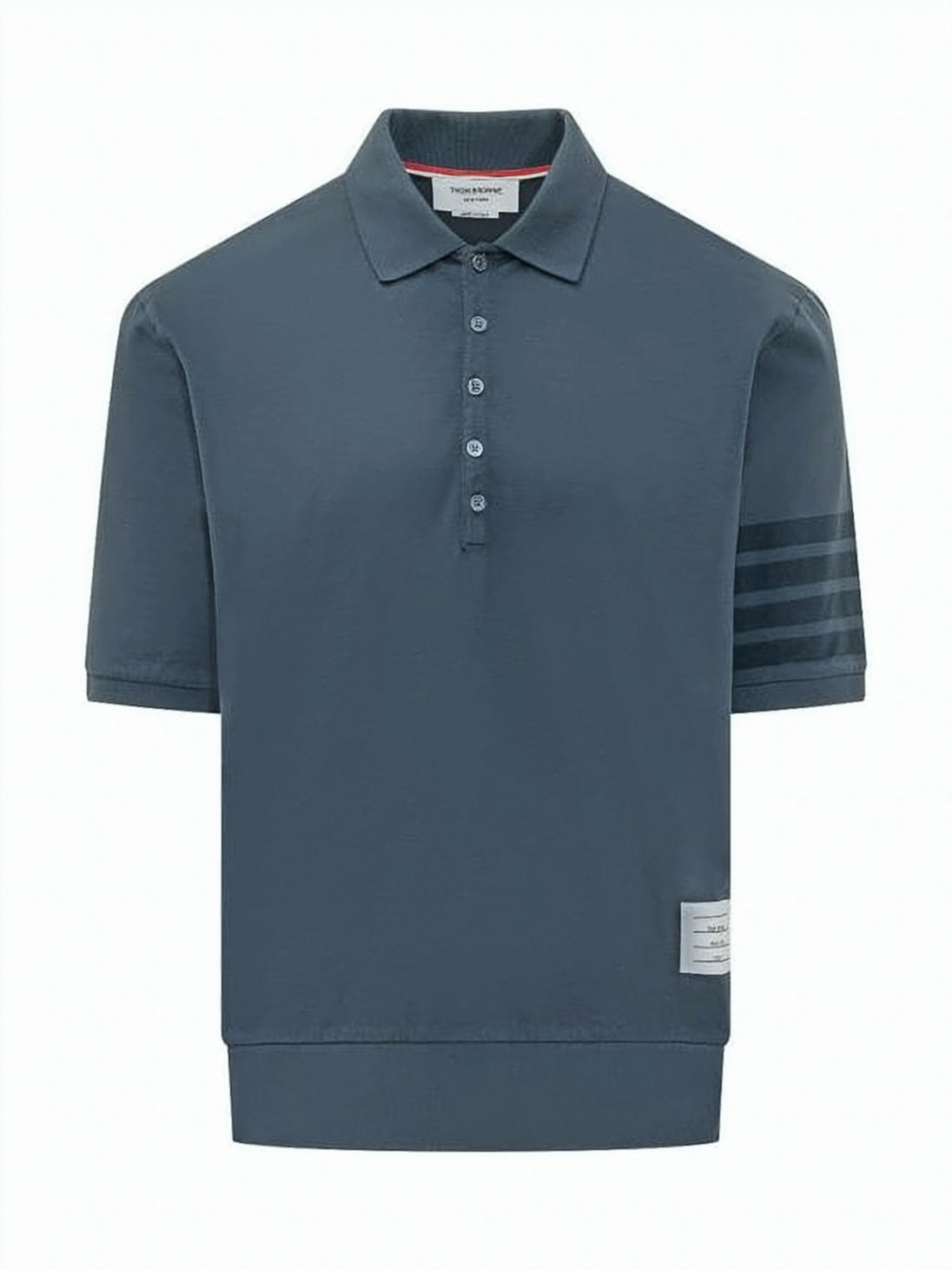 Overdyed Jersey Polo Shirt with Classic Collar