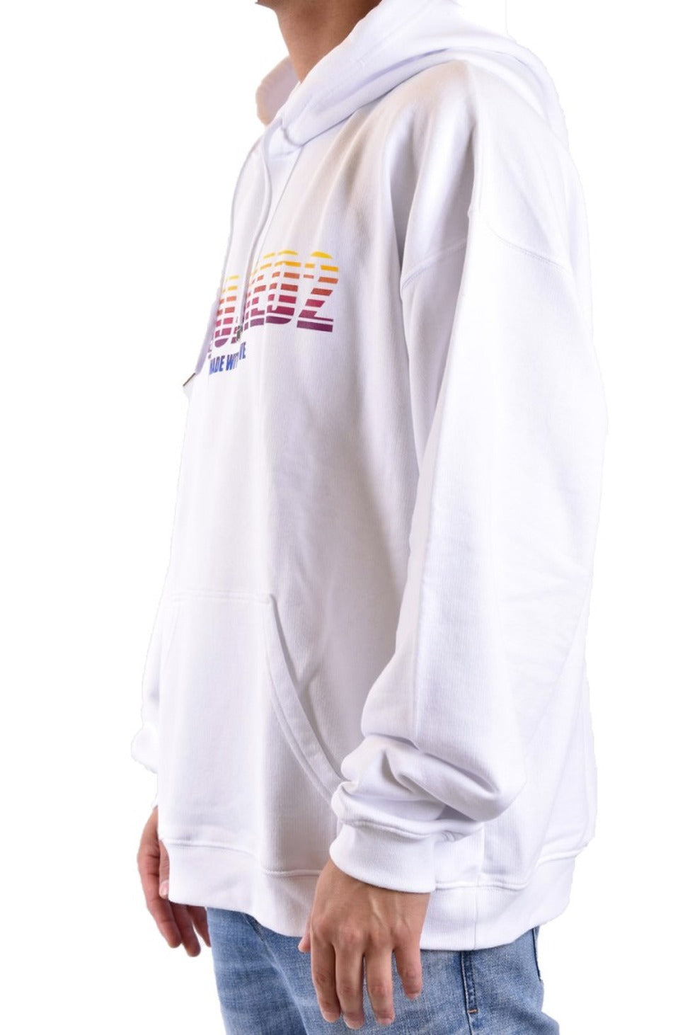 Casual Cotton Hoodie With Bold Logo And Relaxed Fit