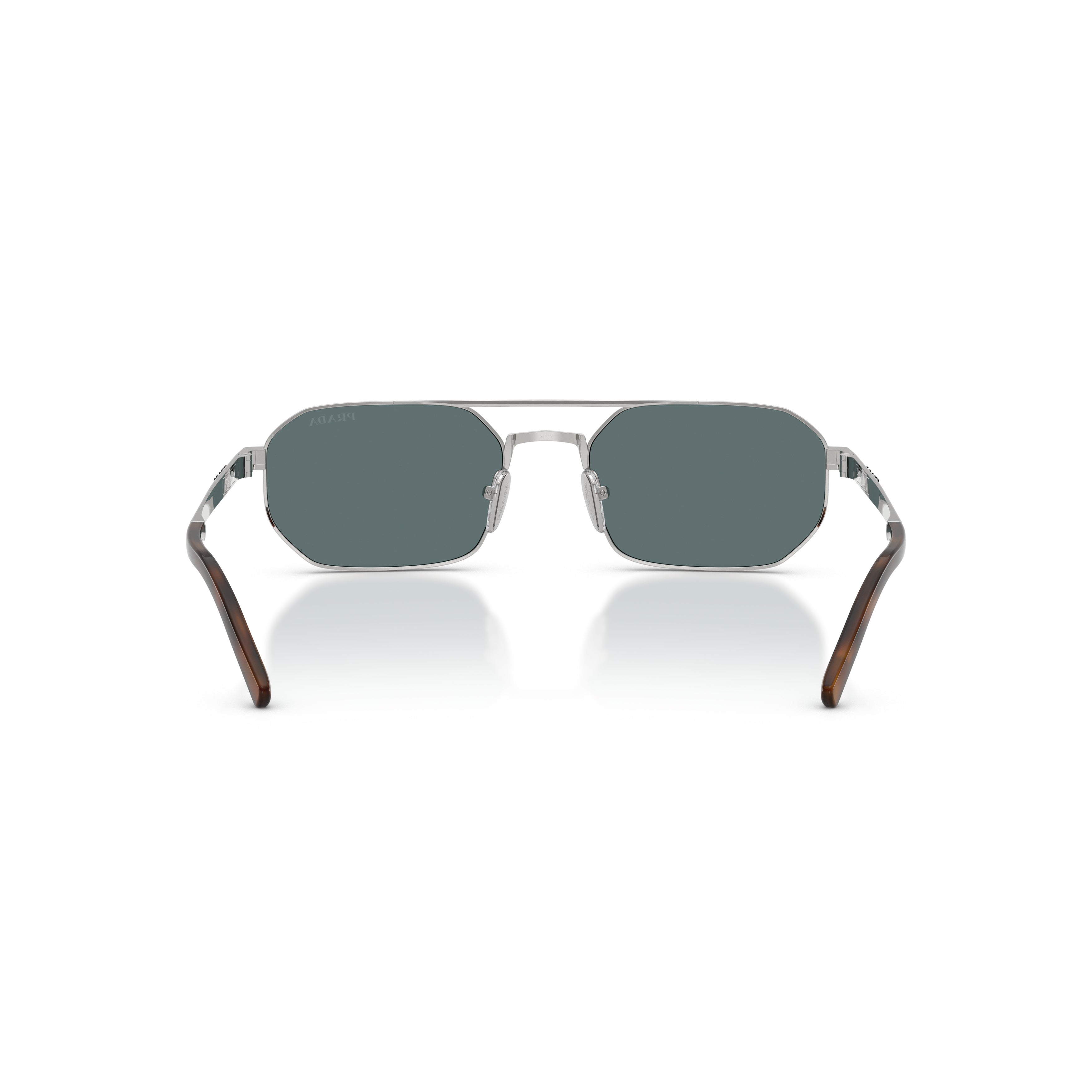 0pr D53s Rectangular Metal Frame Sunglasses