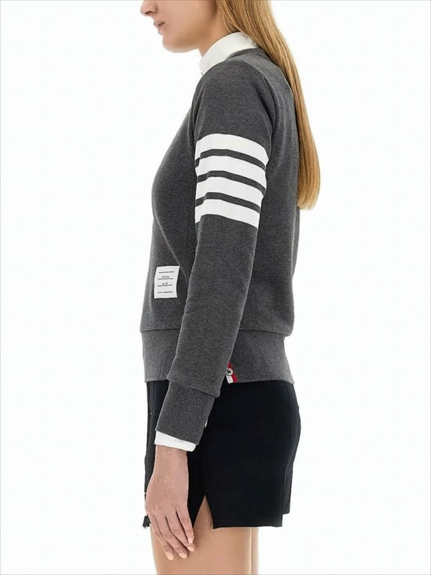 Tailored Long-Sleeve Top with Distinctive Stripe Detail