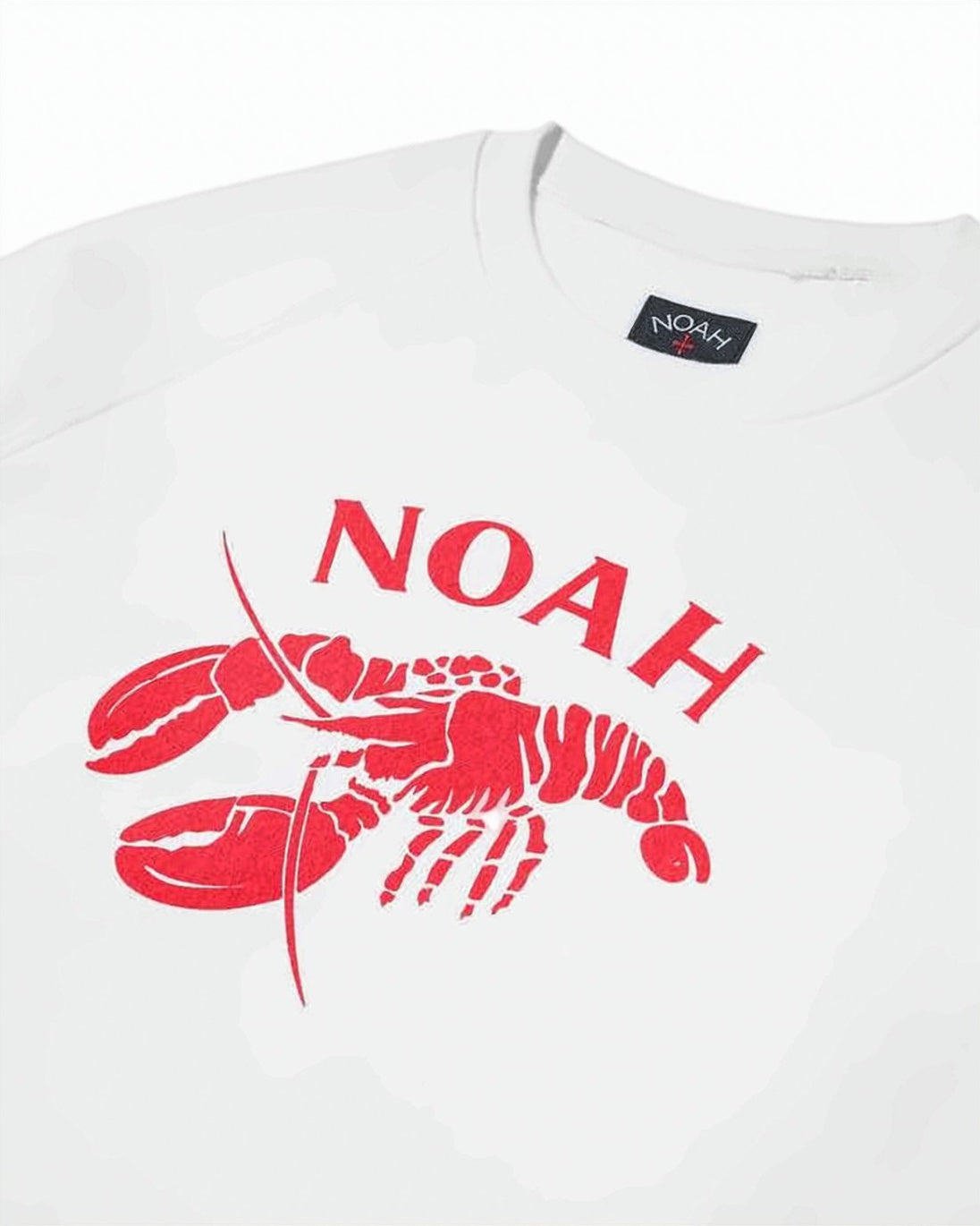 Long-Sleeve Graphic Tee with Lobster Motif