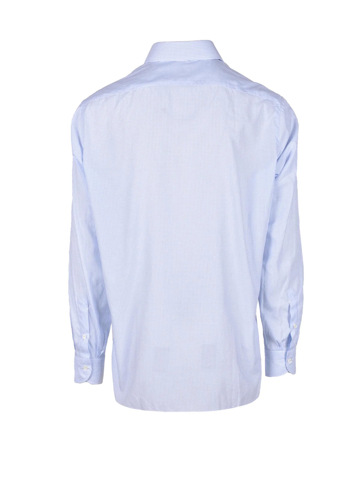 White/Light Blue Shirt Cotton