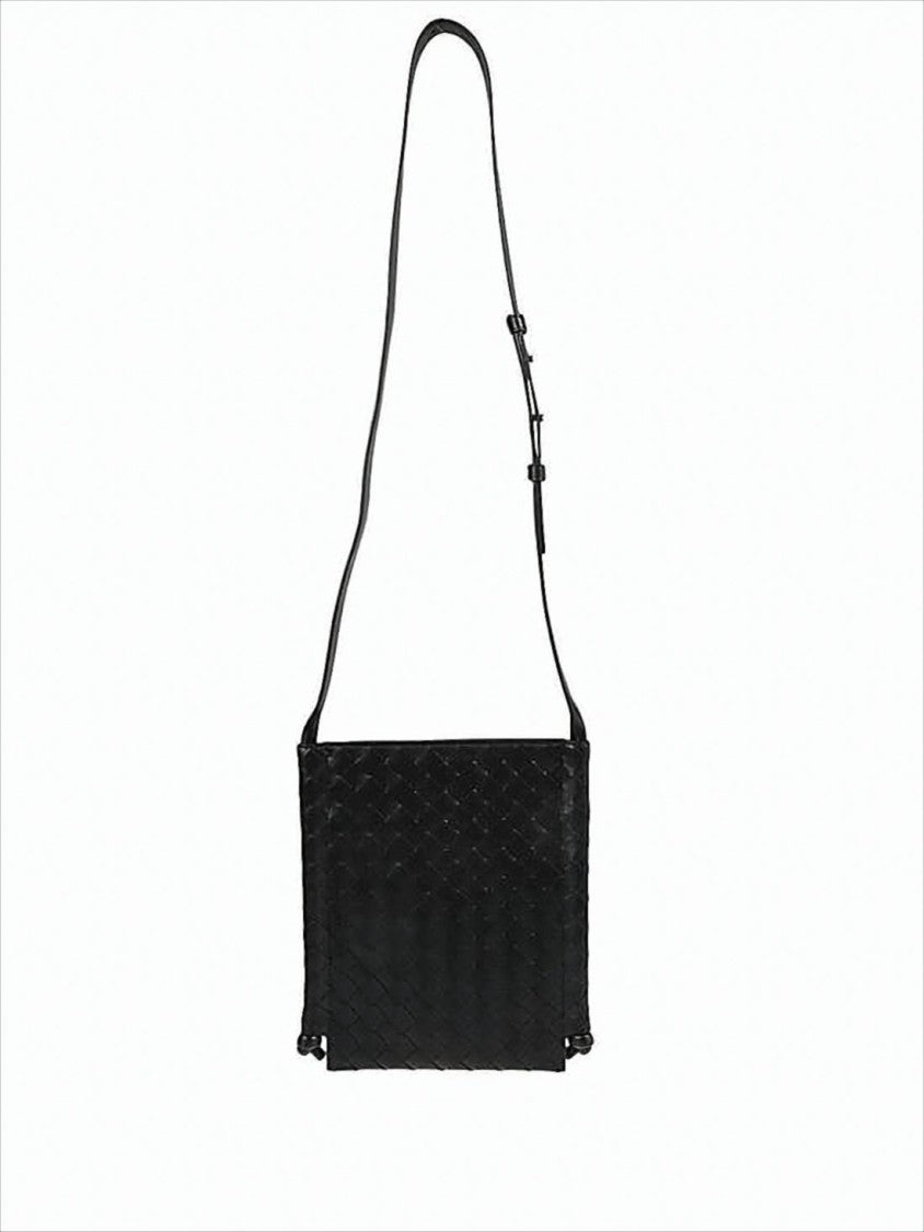 Woven Leather Crossbody Bag